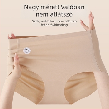 Plus-size női sportalsónemű antibakteriális pamut béléssel, meghosszabbított ágyékkal és popsifejlesztő hatással