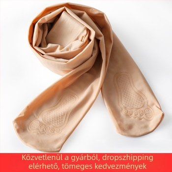 Női vékony mikropressziós harisnyanadrág, áttetsző hatás, anti-akasztás, nude vagy fekete, minden évszakban viselhető.