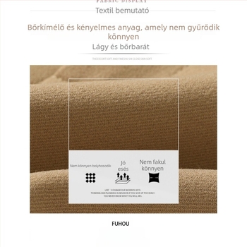 Kényelmes bakancs-stílusú nadrág magas derekú és háromnegyedes hosszúságú, poliészter