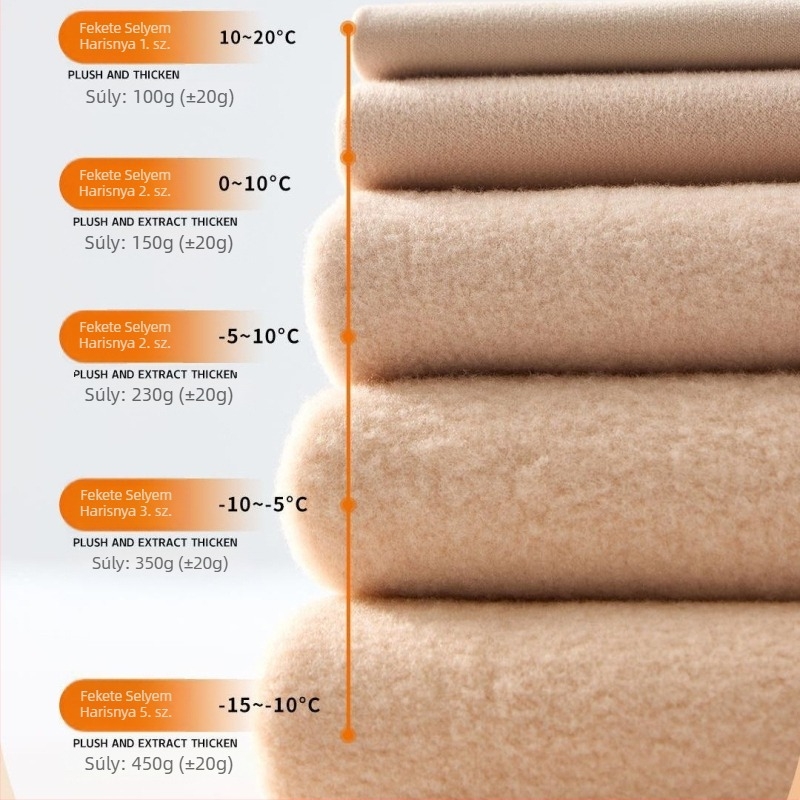 Mo Xiaomei 0D ultraátlátszó fekete harisnya magas derékkal, karcsúsító, szexi hosszú lábú, fleece bélés a melegért, 80 g