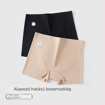 Női seamless boxer briefs, láthatatlan védelem az expozíció ellen, magas derék, pamut gussett-tel a szeméremtájban, nagy méret