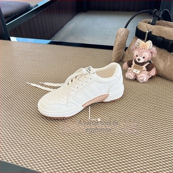 Toutou Női báránybőr casual cipő, vastag platformtalp, 3–5 cm, kerek orr, fűzőkkel, belső báránybőr + háló