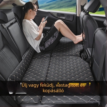 Összecsukható autós alvó matrac utazásokhoz, összecsukható hátsó ülés párna önvezető utakhoz (Márka: An shishui; Anyag: mesterséges bőr; Kompatibilitás: más modellek; Töltési mód: más)