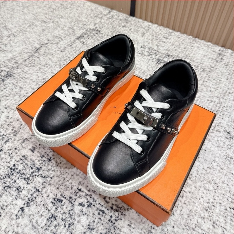 Uniszex sportcipő – tehénbőr felsőrész, PU/TPU talp, kerek orr, lapos sarok, elöl fűzőkkel