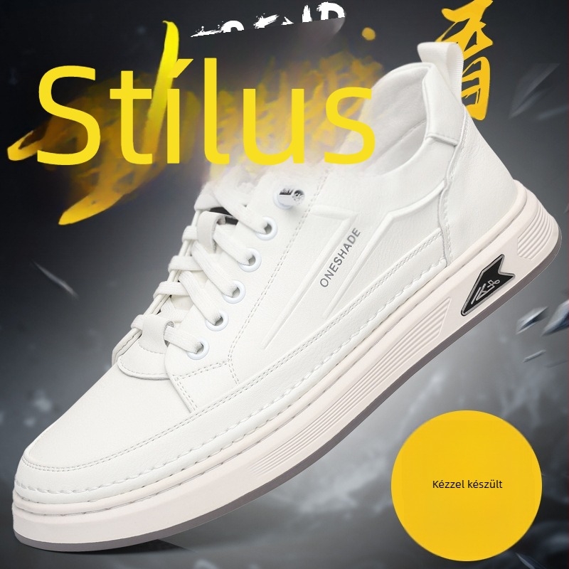 Fűző nélküli sport- és üzleti casual tornacipő, kerek orr, Super Fiber felsőrész, gumírozott talp