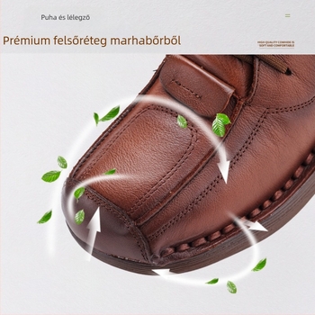 Női csizmák klinis sarokkal 3-5 cm, magas szárú; felső: első réteg marhabőr; belső: műszőrmés bélés; talp: gumi (3-5 cm; felső: első réteg bőr; magas szár; belső: műszőrmés; talp: gumi)
