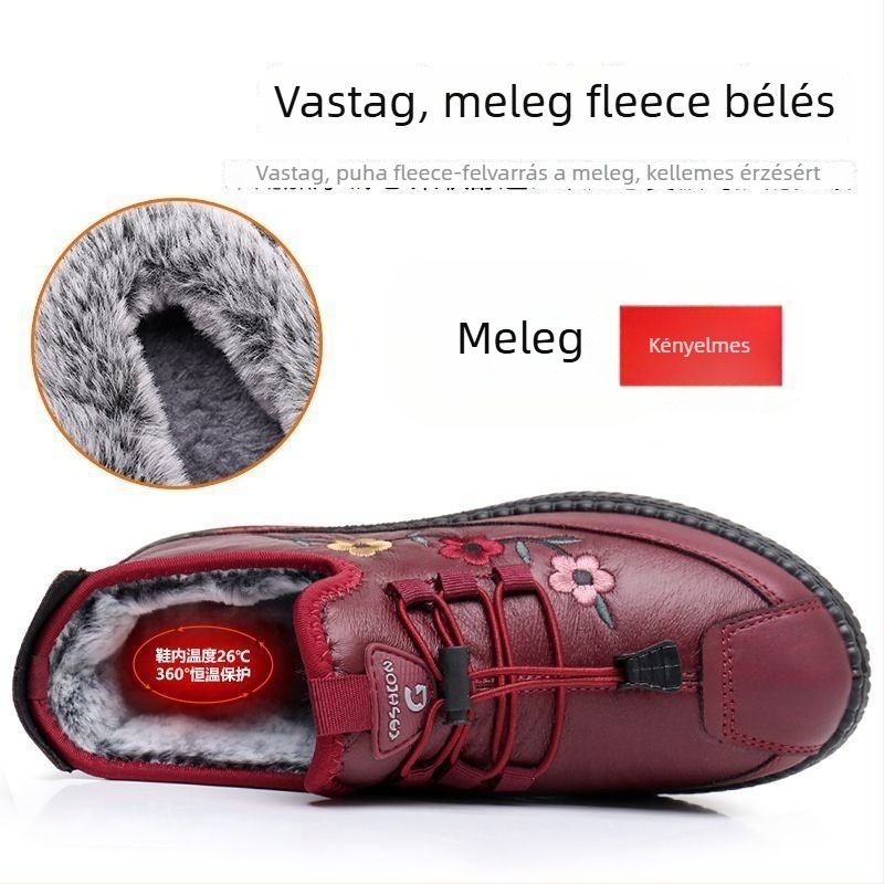 Pamut cipő hálós felsővel, pamut bélés, alacsony felső rész, EVA talp — csúszásmentes, melegen tartó, kopásálló.