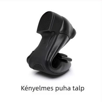 Női irodai slip-on cipő, műbőr felsőrész, kerek orr, vastag alacsony sarok, gumitalp, 2025 ősz kiadás