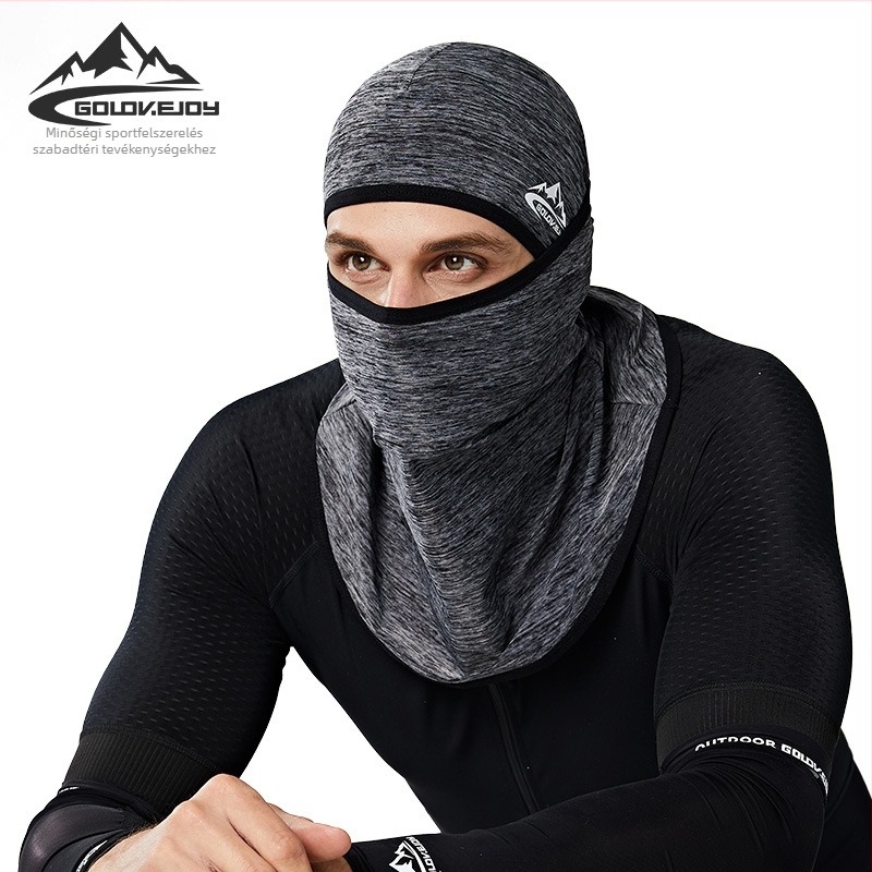 Uniszex nyári turbán ice-selyem anyagból kerékpározáshoz – UV-védelem, porálló warp-knit szövet