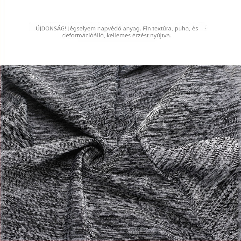 Uniszex nyári turbán ice-selyem anyagból kerékpározáshoz – UV-védelem, porálló warp-knit szövet