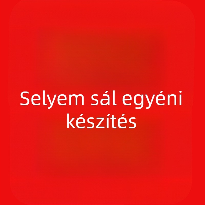 Kétoldalas nyomtatású selyemsál, négyszögletes, szatén szövésű, >96% selyem, egyedi márkás ajándék