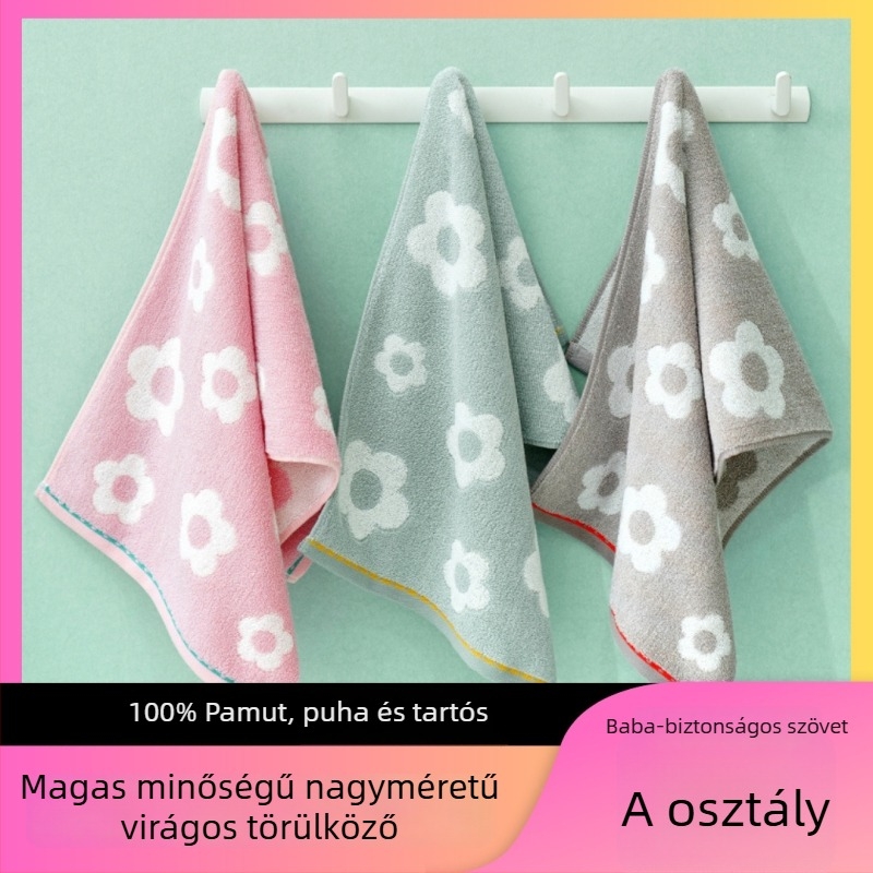 Bee towel Pamut arc törölköző, AB szál, 100–120 g, A osztály