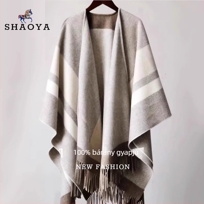 Női gyapjú sálkendő, magas minőségű, termosztikus, warp-kötés, 150 cm szélesség, Shaoya