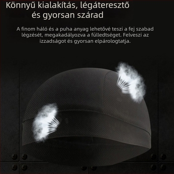 Kerékpáros maszk - szélálló, UV védelem, könnyű, puha fejfedő (Poliészter; Uniszex; Kategória: kerékpáros maszk)