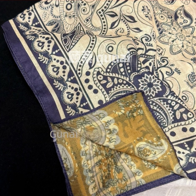 Gu Na Kétoldalas twill printes négyszögletes törölköző, warp knitting, mesterséges pamut, őszi 2025