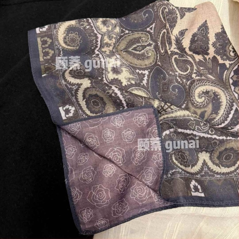 Gu Na Kétoldalas twill printes négyszögletes törölköző, warp knitting, mesterséges pamut, őszi 2025