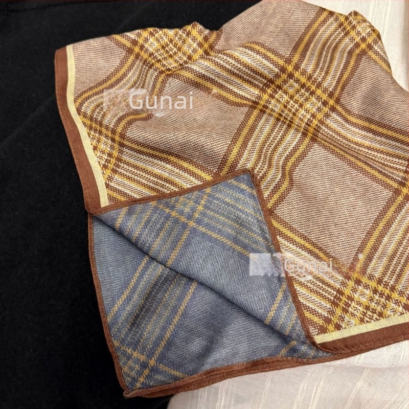 Gu Na Kétoldalas twill printes négyszögletes törölköző, warp knitting, mesterséges pamut, őszi 2025