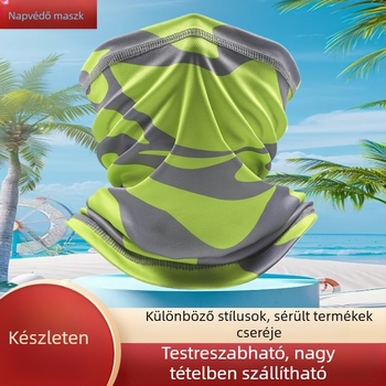 Kerékpáros maszk, poliészter, uniszex, testreszabható