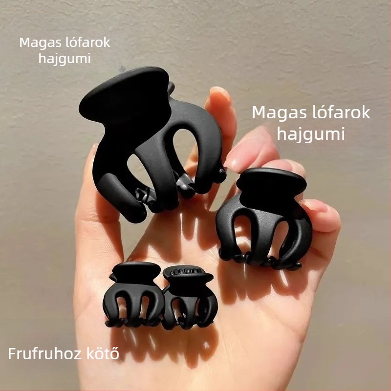 Gyerekeknek készült cápa alakú hajcsat – a fej hátsó részéhez, műanyag, egyszerű stílus