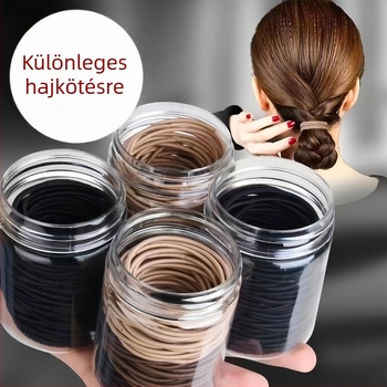 Qiwang Női hajgumi, koreai stílusú keskeny, nemfémes, nagy rugalmasság, 20213 feldolgozás