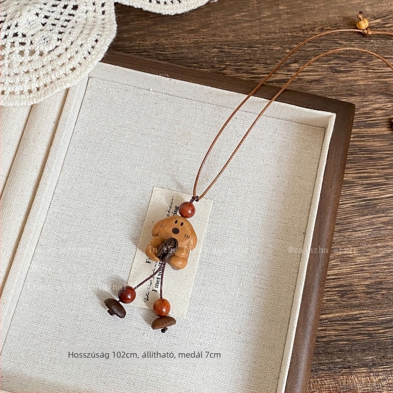 Nyaklánc műgyanta medállal, elektroplating bevonattal, tündér-stílusú, uniszex, 2025 ősz kiadás