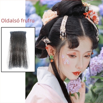 Hanfu paróka Qi frufruval - kézzel készült, magas hőmérsékletű huzal, mechanikus kezelés