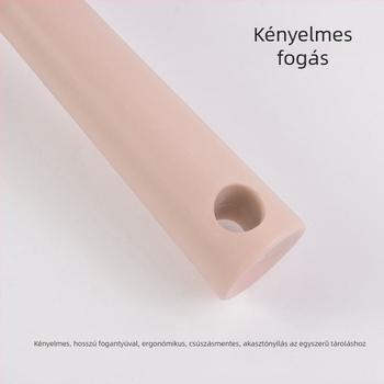 Hajkefe makaron formájú, üreges bordázott kialakítás, nagy görbült masszázs kefé, műanyag, Jinhua-ban gyártva