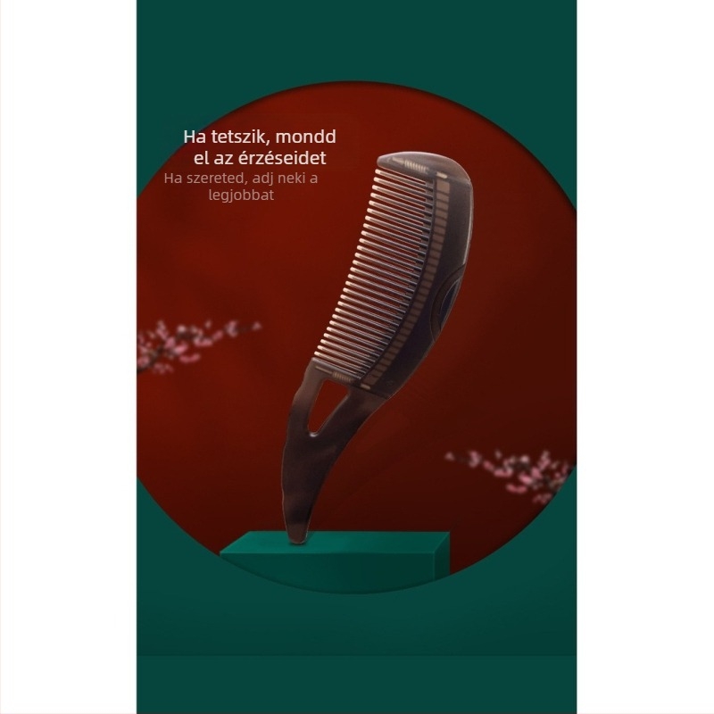 Pneumatikus párnázott fésű – hajmasszázs, zsírosodás elleni kontroll, korpásodás eltávolítása, ABS anyag, kód 1026484904