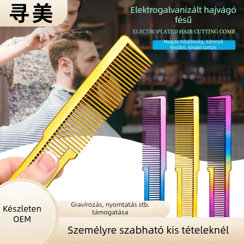 Hajfésű – ABS, elektroplatinált felület, Guangdong eredet, márka Looking for beauty