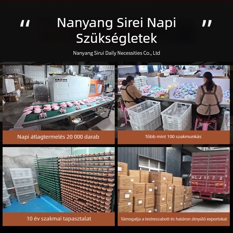 Műanyag göndörítő fésű, általános használatra