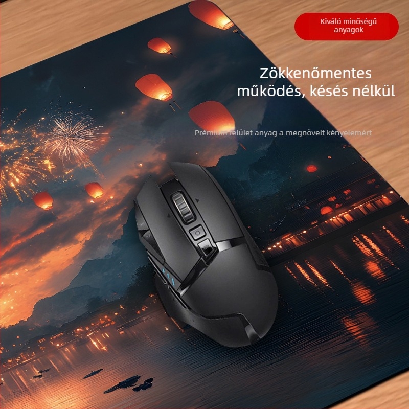 Egérpad, kétoldalas, csúszásmentes, gumiból, logónyomás lehetőséggel