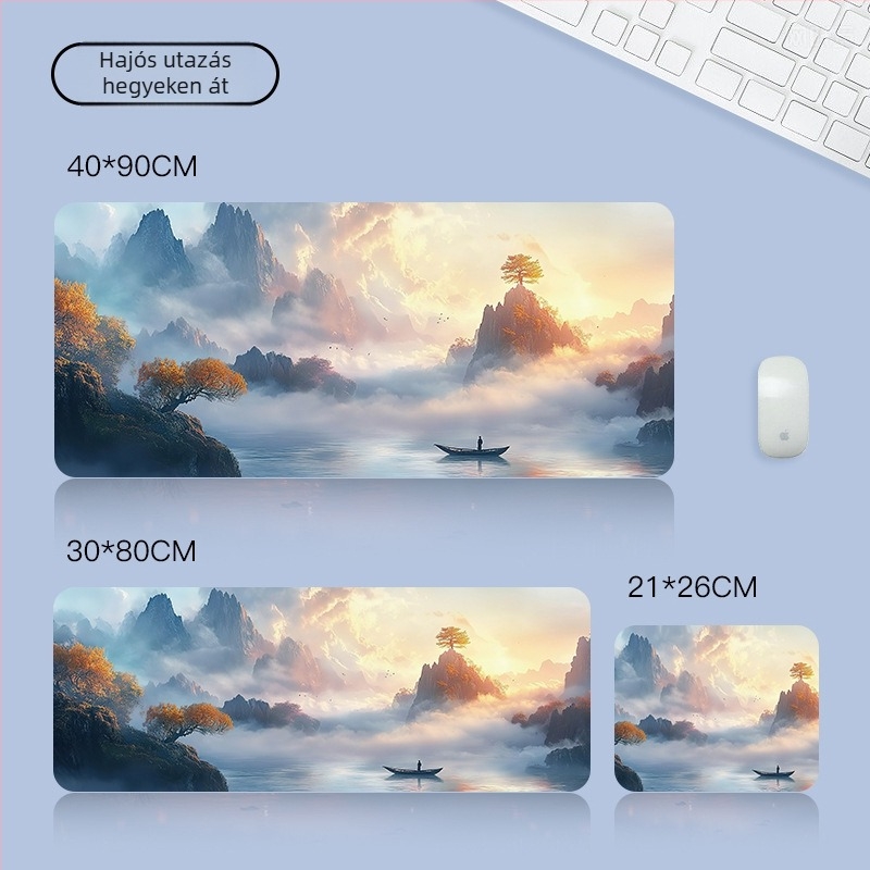 Egérpad, kétoldalas, csúszásmentes, gumiból, logónyomás lehetőséggel