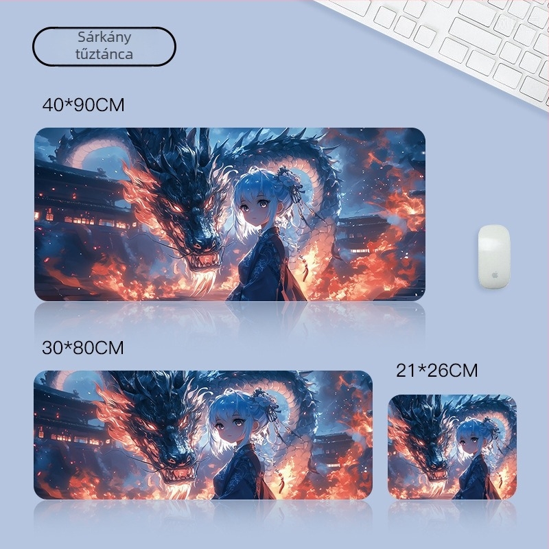 Egérpad, kétoldalas, csúszásmentes, gumiból, logónyomás lehetőséggel