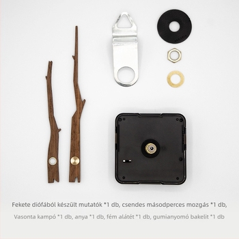 DIY keresztszemes kvarc óra készlet, halk működés, mutatóóra, fa központi alkatrészek, csomag 50, AKKARIA, testreszabható, modern egyszerű stílus