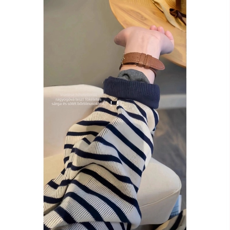 Női patchworkos színblokkokkal készült kapucnis pulóver, hosszú ujjú, kerek nyak, pamut-poliészter keverék, koreai retro stílus, őszi modell