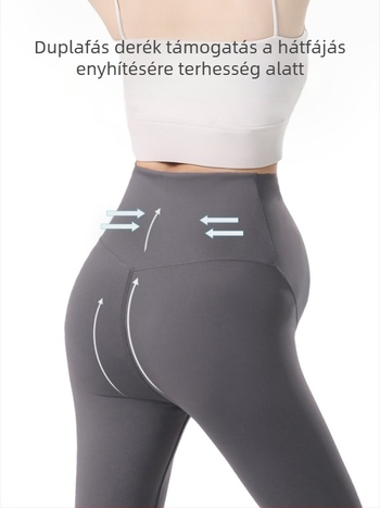 Terhes nők számára terhes jóga nadrág hasi támasz mellett, Nylon/SPandex keverék, magas elasztikusság, 9/10 hossz