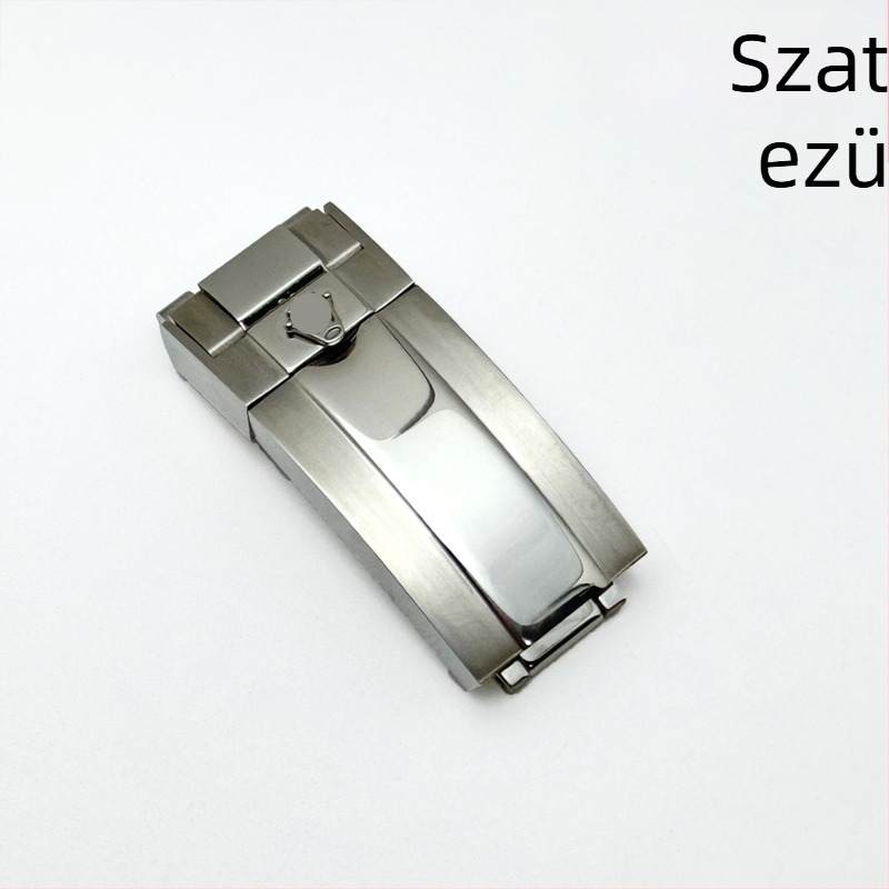 Rozsdamentes acélból készült kombinált csatolású óraszíj kiegészítő — kompatibilis Rolex Submariner/ Daytona; Time chain clasp, nyári 2025 kiadás