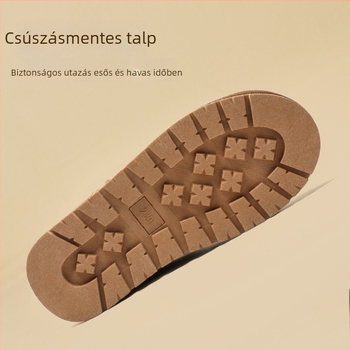 Női téli csizma tehenes bőrből, báránybőr bélés, gumitalp, középmagas fazon, gyapjú talpbetét