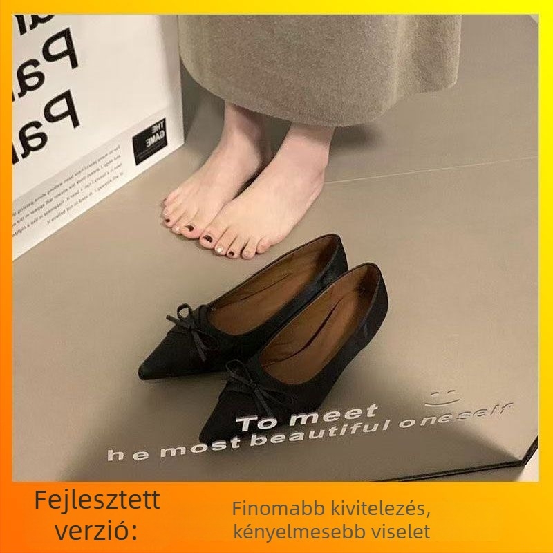 Mary Jane lapos cipő kerek orral, PU felsőrész, PU talp, PU belső talp, alacsony és vastag sarok 1–3 cm