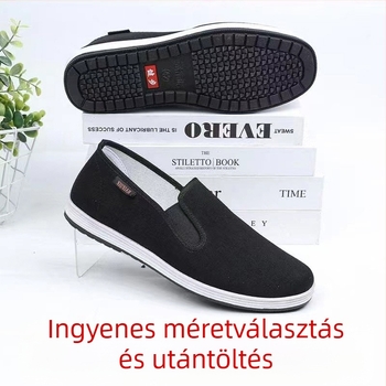 Uniszex vászoncipő injekciós formájú műanyag talppal, alacsony felsőrésszel, etnikus stílus