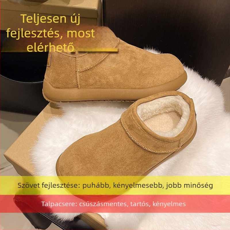 Női téli loaferek meleg béléses, superfiber felsőrész, kerek orr, gumírozott talp, alacsony sarok