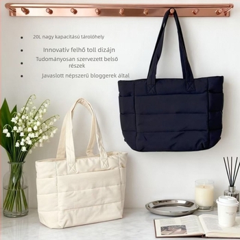 Sminkes táska és hordozható hátizsák — Nagy kapacitás, több rekesz, nejlon külső, poliészter bélés, vízálló, mosható, kopásálló