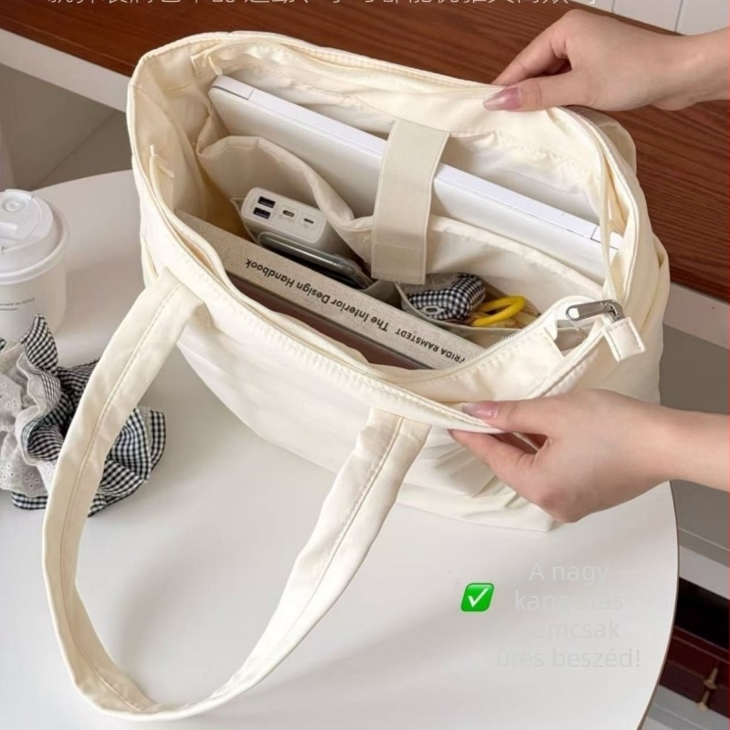 Sminkes táska és hordozható hátizsák — Nagy kapacitás, több rekesz, nejlon külső, poliészter bélés, vízálló, mosható, kopásálló