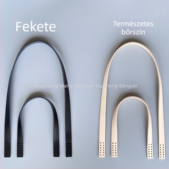 Valódi bőrből készült vállpánt táskákhoz, DIY kézműves, növényi cserzett bőr, felső réteg marha bőr, minimalist design, egyszínű