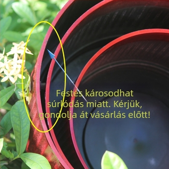 Virágcserép gyantából, asztalra vagy padlóra, minimalist stílus, kivitel injekciós öntéssel
