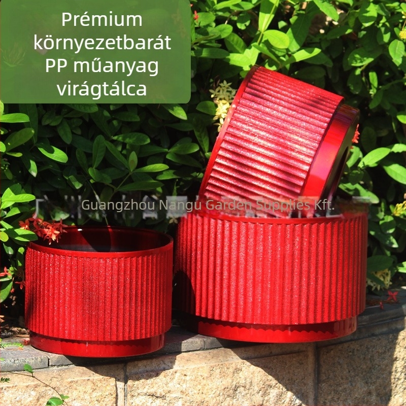Virágcserép gyantából, asztalra vagy padlóra, minimalist stílus, kivitel injekciós öntéssel