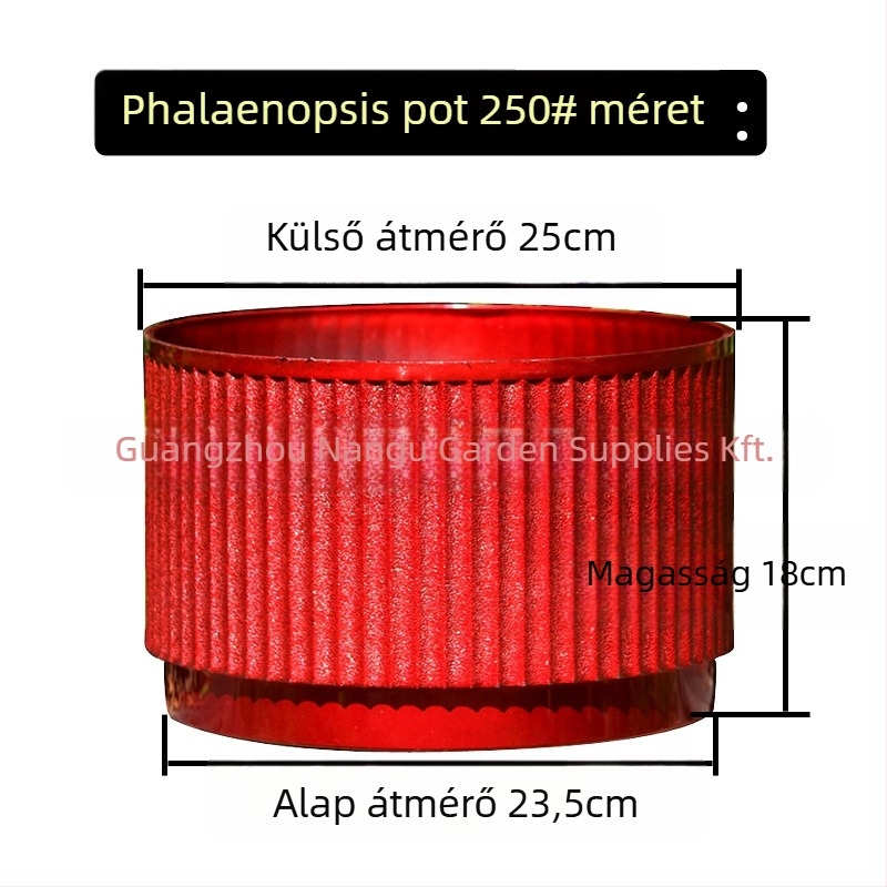 Virágcserép gyantából, asztalra vagy padlóra, minimalist stílus, kivitel injekciós öntéssel