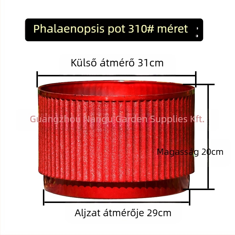 Virágcserép gyantából, asztalra vagy padlóra, minimalist stílus, kivitel injekciós öntéssel