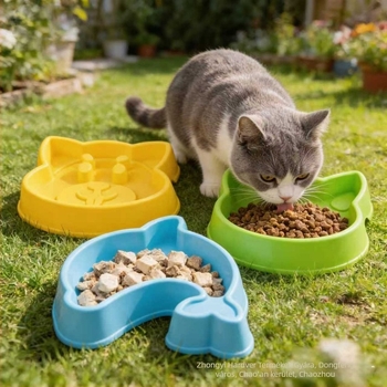 Macska műanyag etetőtál - nem automata etetés, zs márka, eredet: Chaozhou