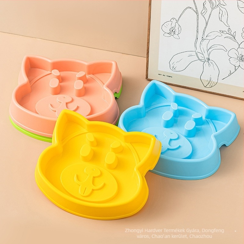 Macska műanyag etetőtál - nem automata etetés, zs márka, eredet: Chaozhou
